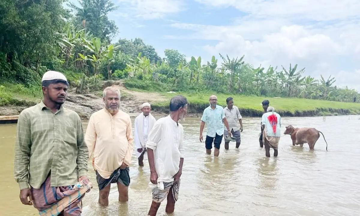 রামুর ঈদগড় বড় খালে সেতু নেই, দুর্ভোগ চরমে