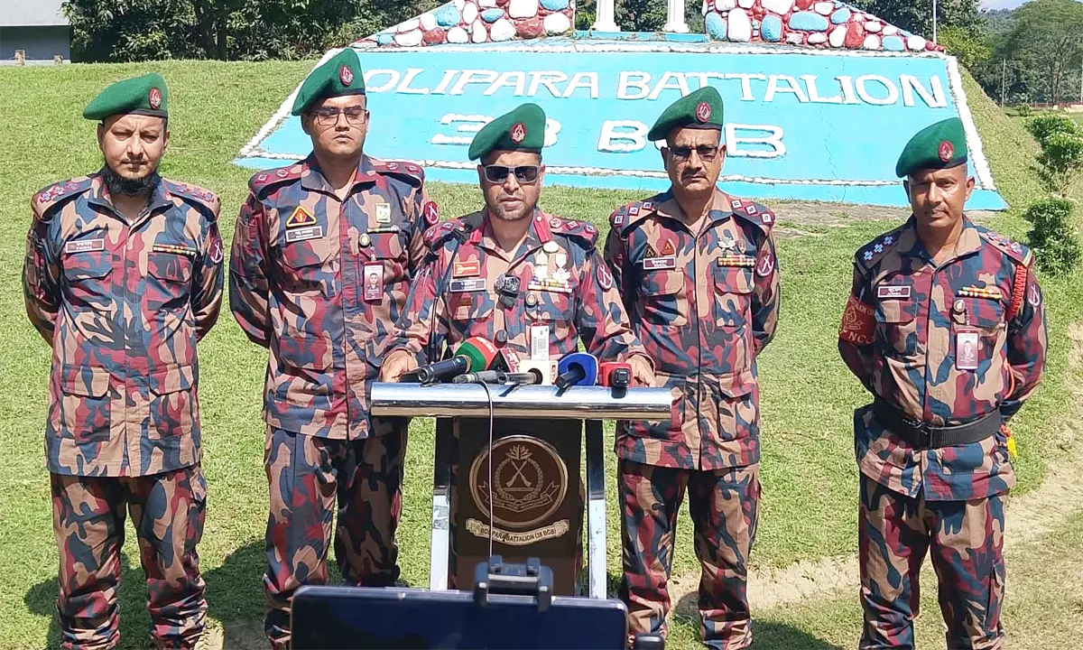 দুর্গম পাহাড়ে নিরাপত্তা ও মানবিক সেবায় ৩৮ বিজিবি