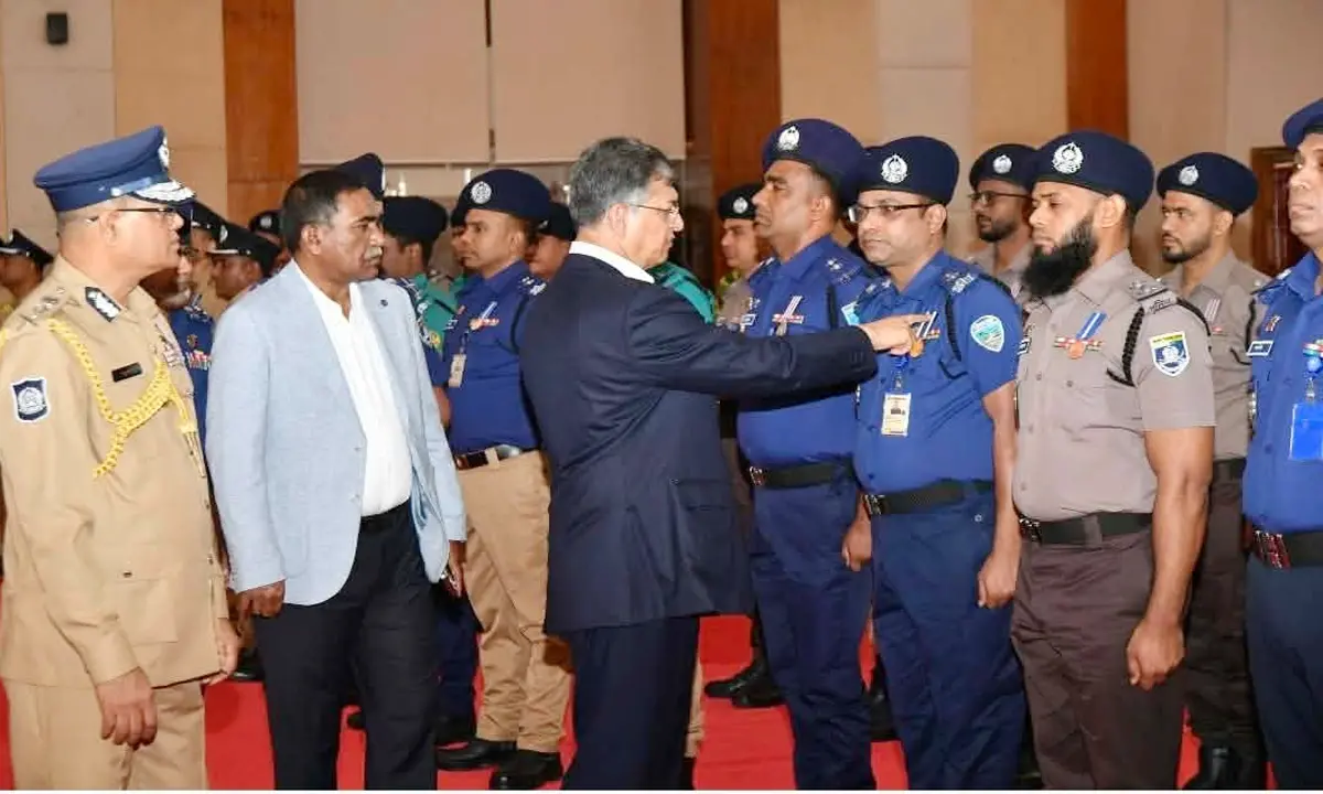 দেশ সেরা রাষ্ট্রপতির পুলিশ পদক পেলেন হাটহাজারী থানার রুপন নাথ