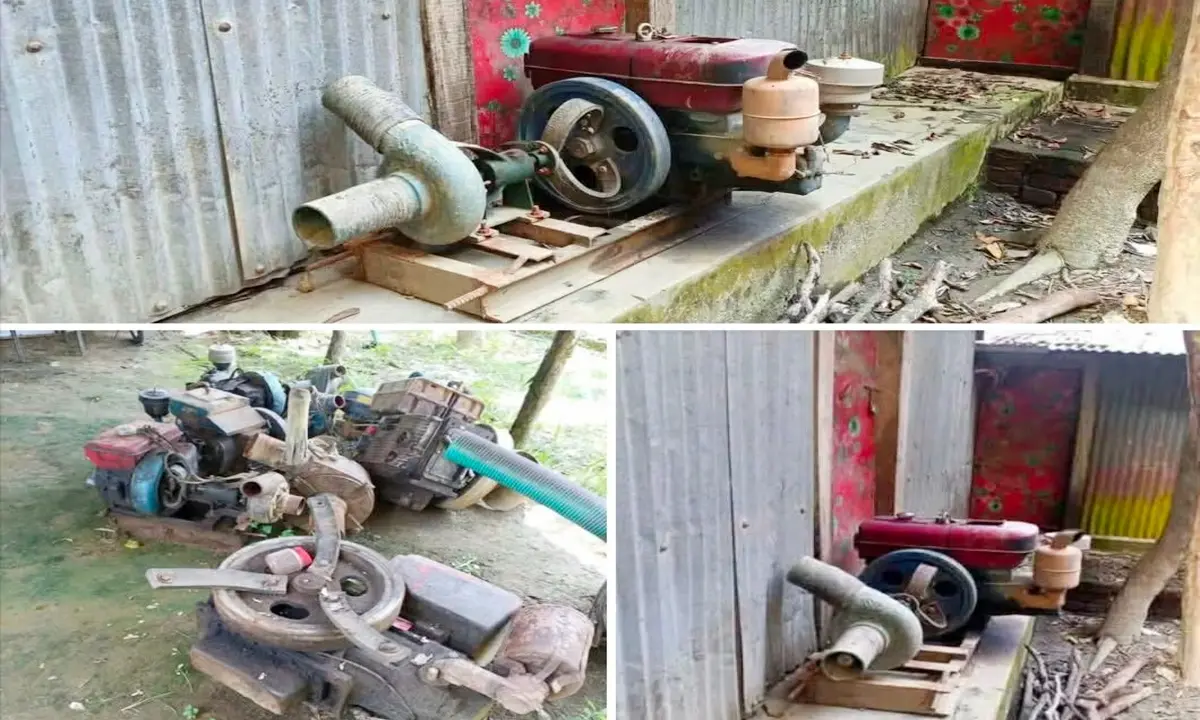 লামায় জব্দ ড্রেজার ইউএনওর অফিস সহায়কের বাড়িতে, নিলামে হট্টগোল