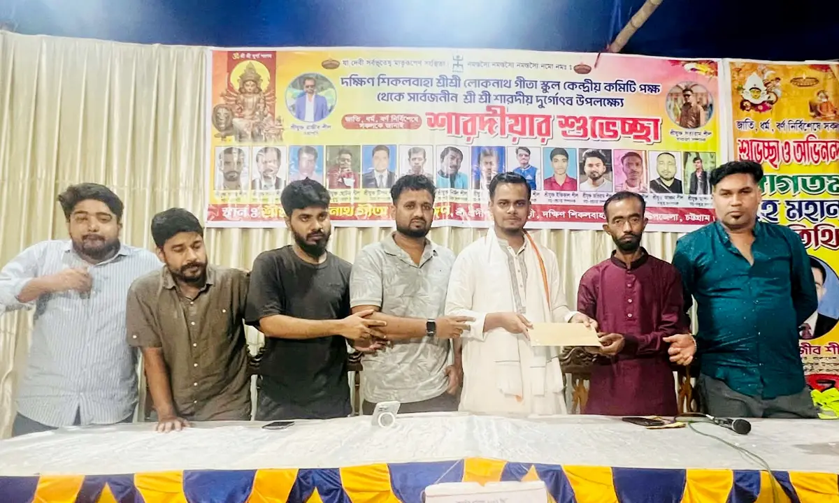 আনোয়ারায় পূজামন্ডপ পরিদর্শনে এনসিপি’র নেতৃবৃন্দ