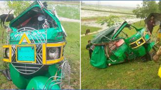 রামুতে ট্রেনের ধাক্কায় অটোরিকশাচালকসহ নিহত ৪