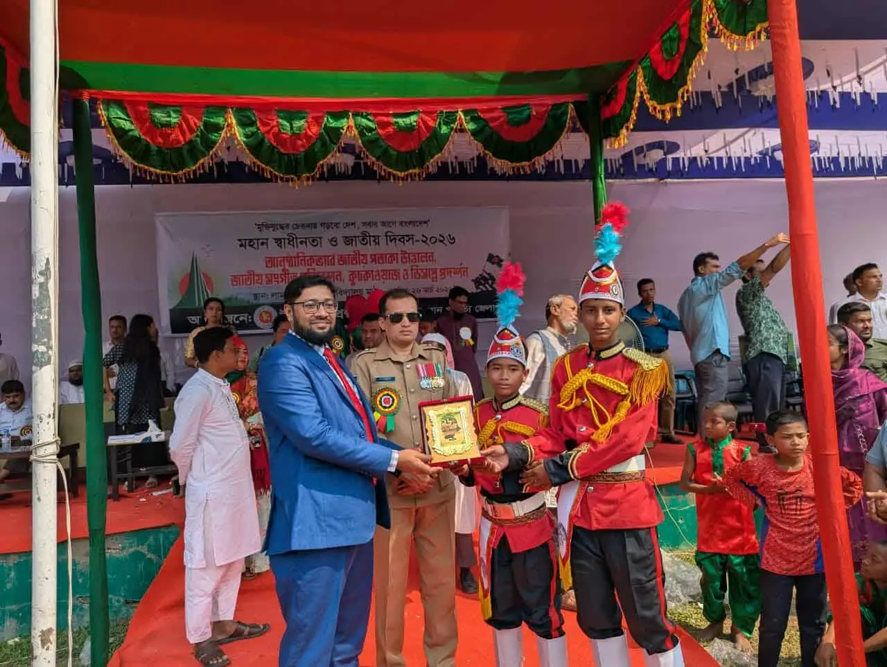 স্বাধীনতা দিবস কুচকাওয়াজে কোয়ান্টাম কসমো স্কুলের সাফল্য