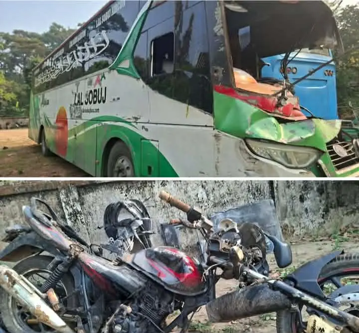 চকরিয়ায় যাত্রীবাহী বাসের ধাক্কায় দুই মোটরসাইকেল আরোহী নিহত