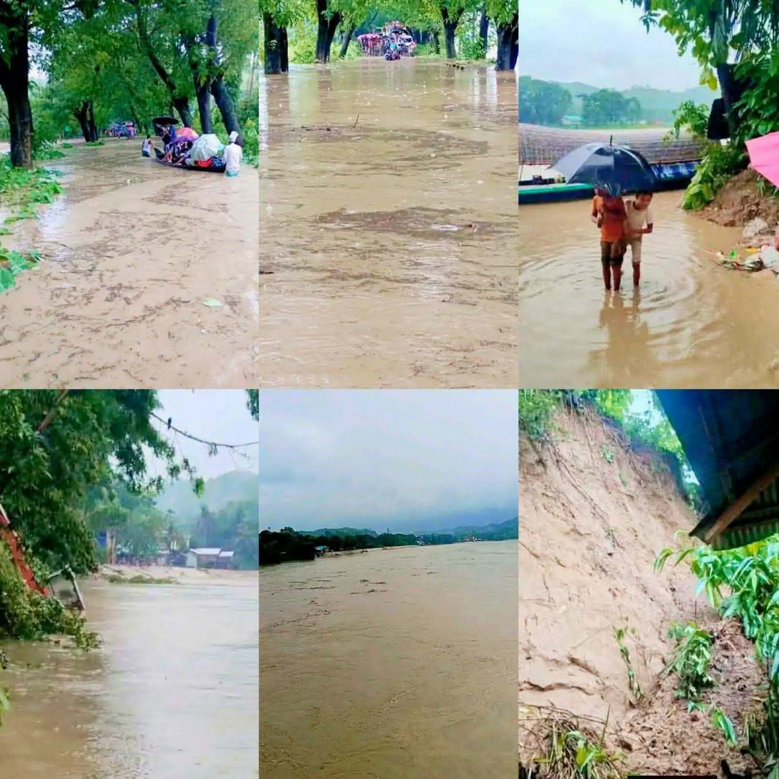 রামুর কচ্ছপিয়ায় জরুরী ভিত্তিতে বেড়ি বাঁধ নির্মাণের দাবী এলাকাবাসীর