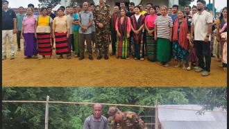 লংলেই পাড়ায় সেনাবাহিনীর উদ্যোগে সৌরচালিত সুপেয় পানির পাম্প উদ্বোধন