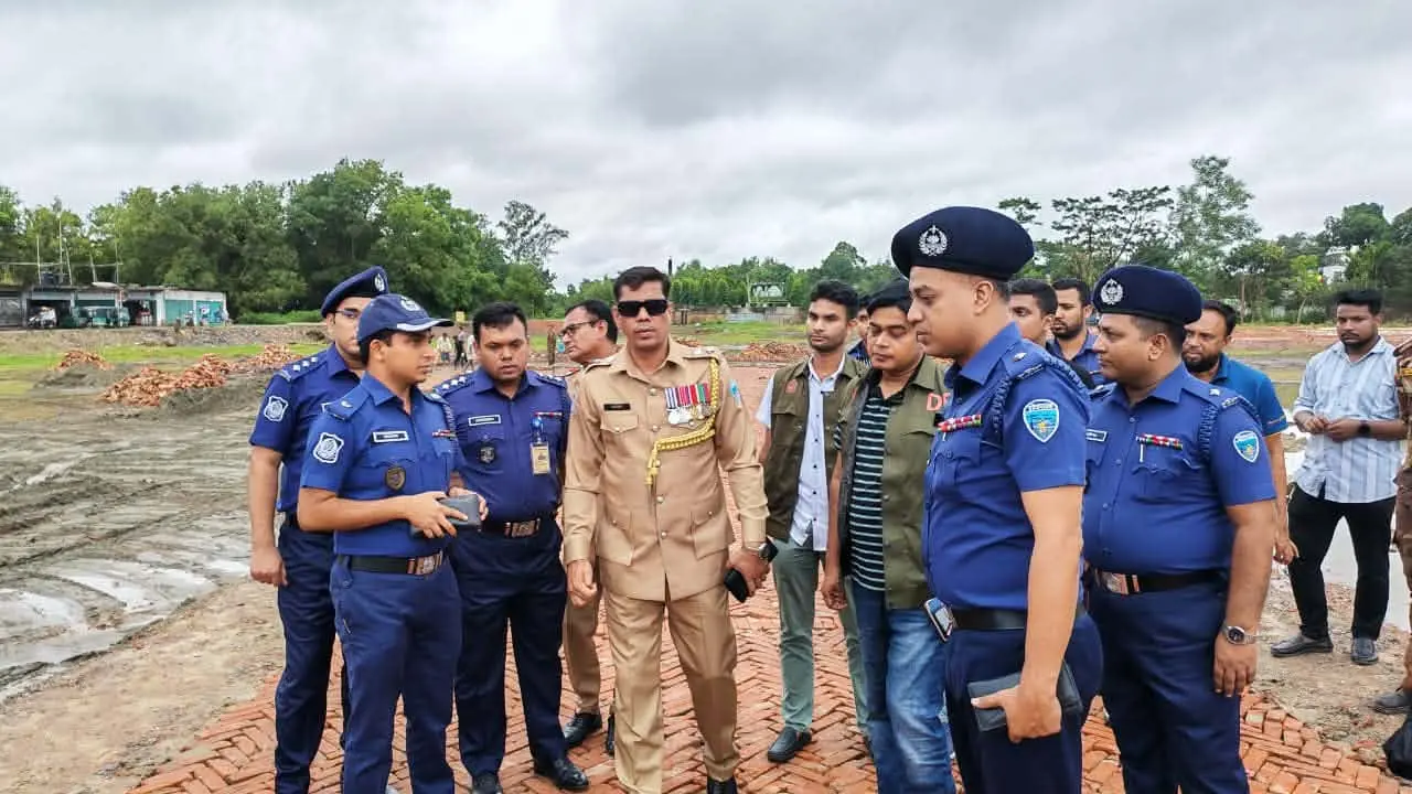 হেলিপ্যাড থেকে বাবুনগর মাদ্রাসা—নিরাপত্তার চাদরে পুরো এলাকা