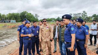 ফটিকছড়িতে প্রধানমন্ত্রীর সফর উপলক্ষে নিরাপত্তা প্রস্তুতি পরিদর্শনে পুলিশ সুপার
