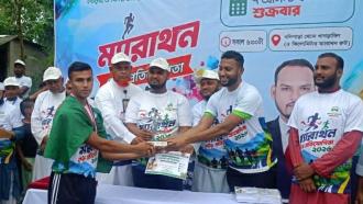 মাদকবিরোধী সচেতনতায় রামগড়ে ব্যতিক্রমী ম্যারাথন, অংশ নিলেন তিন শতাধিক দৌড়বিদ