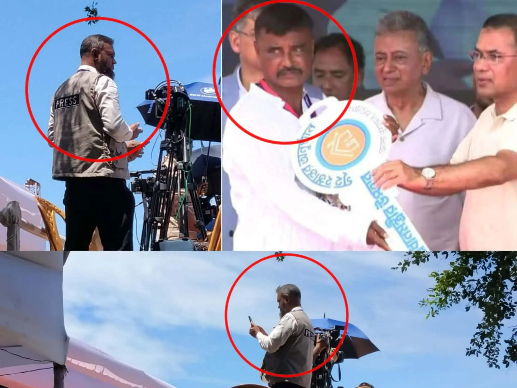 বাঁশখালীতে প্রধানমন্ত্রীর জনসমাবেশে আওয়ামী দোসর! সাংবাদিকদের মঞ্চ দখল করে ছবি তুলছেন যুবলীগ নেতা!
