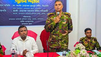 যুবকদের কর্মসংস্থানে বান্দরবান সেনাজোনের কারিগরি প্রশিক্ষণ