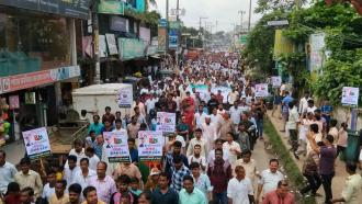 বাঁশখালীতে বিএনপির প্রতিষ্ঠাবার্ষিকীতে সুদীর্ঘ মিছিল