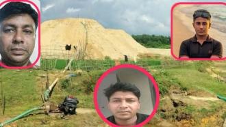 লামা-নাইক্ষ্যংছড়ি সীমান্তে অবৈধ বালু উত্তোলনের মহোৎসব: ড্রেজারের থাবায় ধ্বংসের মুখে পরিবেশ