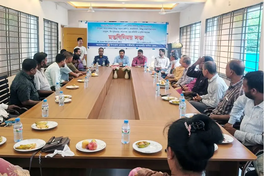 যোগদান করলেন লক্ষ্মীছড়ির নতুন ইউএনও বাপ্পী দত্ত রনি