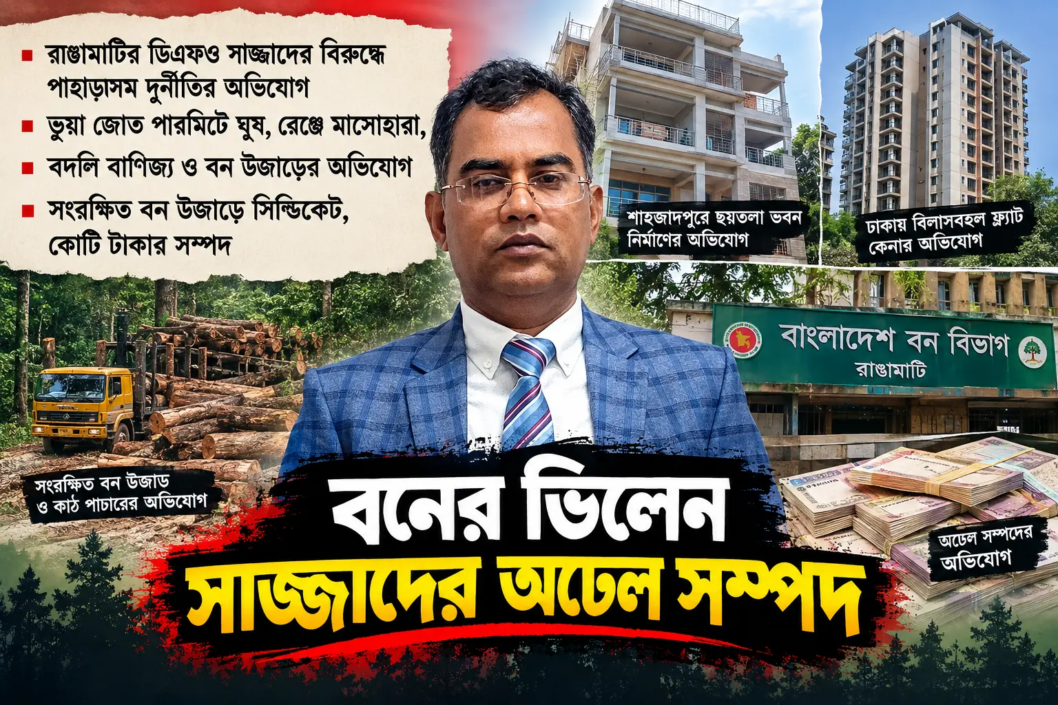 বনের ভিলেন সাজ্জাদের অঢেল সম্পদ