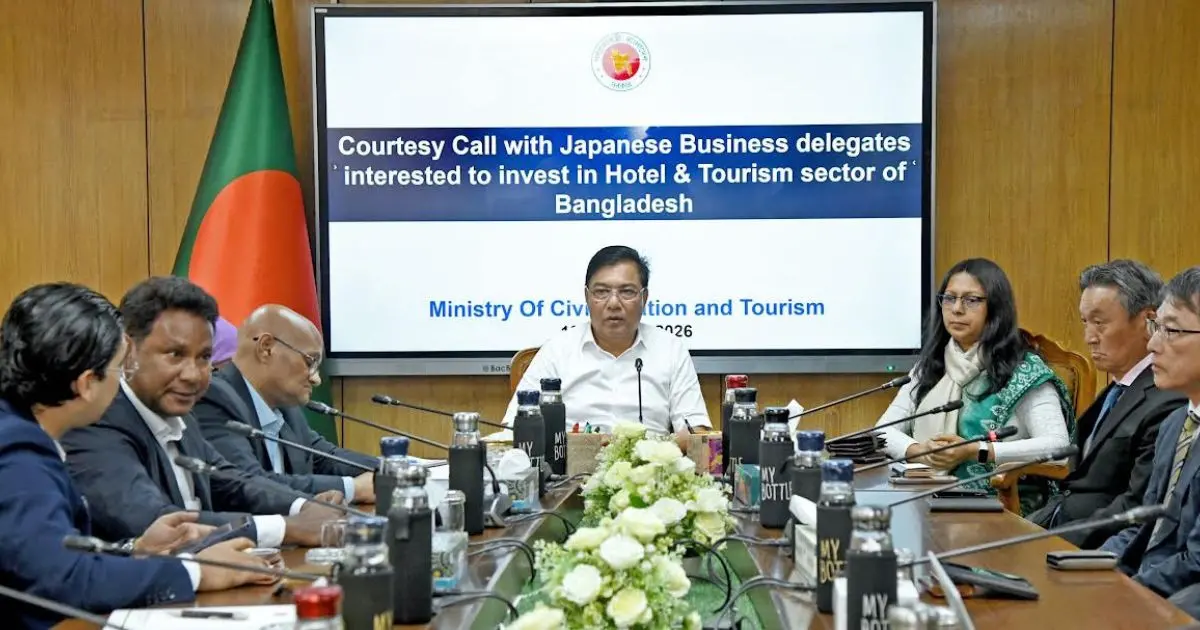 পর্যটনে ১.২ বিলিয়ন ডলার বিনিয়োগে আগ্রহী জাপান