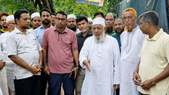 বন্যায় ক্ষতিগ্রস্ত সড়ক দ্রুত সংস্কারে প্রয়োজনীয় ব্যবস্থা নেওয়া হবে- শাহজাহান চৌধুরী এমপি
