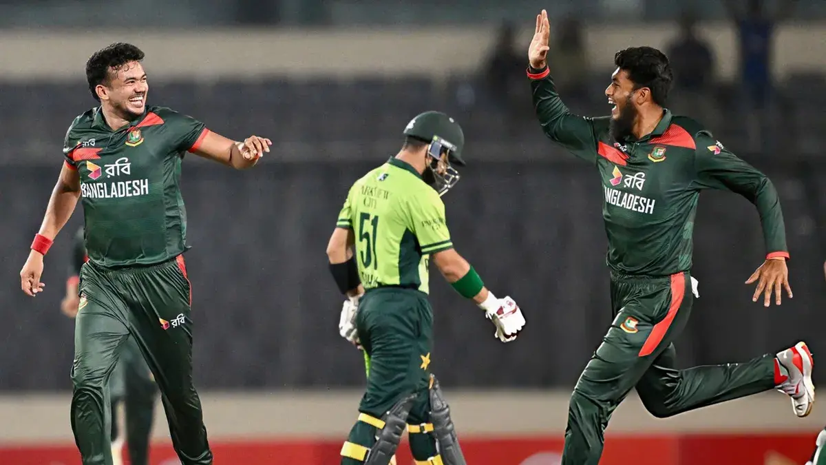 রোমাঞ্চকর লড়াইয়ে পাকিস্তানকে হারিয়ে সিরিজ জিতল বাংলাদেশ
