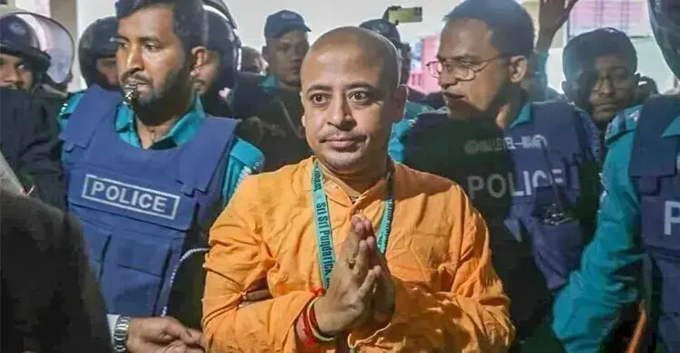 দুই মামলায় চিন্ময় কৃষ্ণ দাসের জামিন