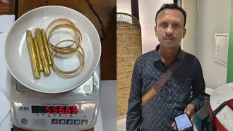 ৫৬৬ গ্রাম সোনাসহ চট্টগ্রাম বিমানবন্দরে যাত্রী আটক